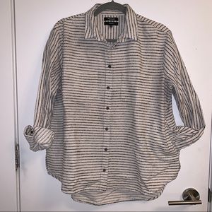Madewell oversized button Up shirt.